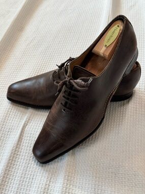 Canali Men’s Brown Leather Dress Oxfords
Made in Italy
